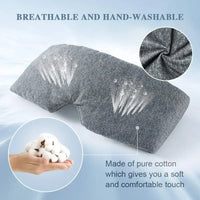 Adjustable Cotton Sleep Mask for Deep Relaxation