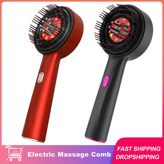 Electric Scalp Massage Comb for Hair Growth & Relaxation
