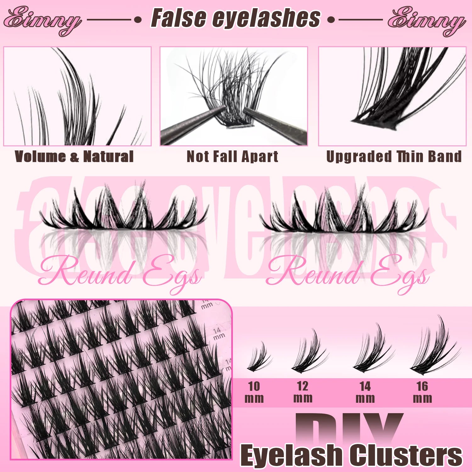 DIY Manga Style Lash Extension Cluster Kit - 9
