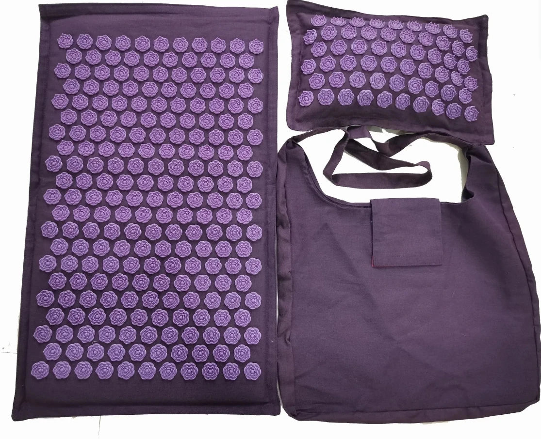 Acupressure Massage Mat and Pillow Set for Muscle Relief - 33