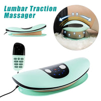 Electric Lumbar Traction Massager with Vibration and Heat