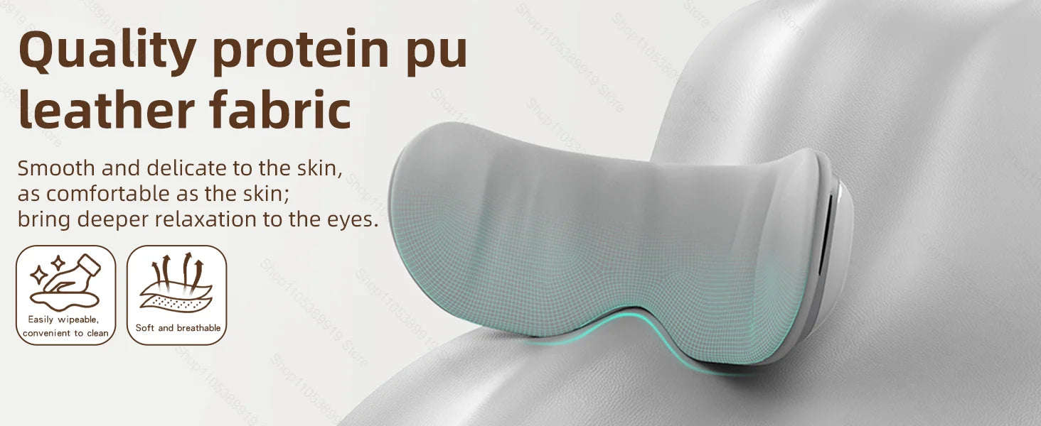 Heated Eye Massager with Vibration for Stress Relief - 13