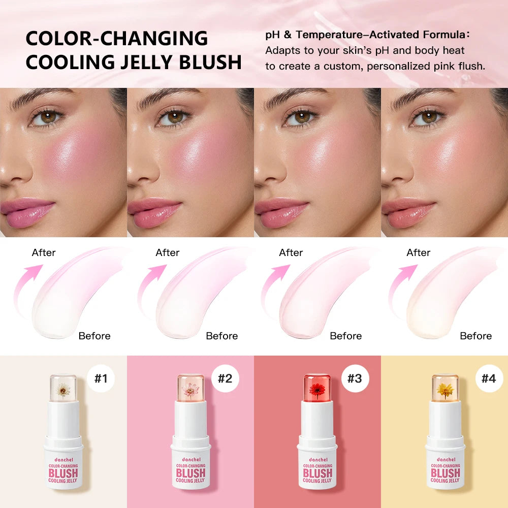 pH-Adaptive Color Changing Jelly Blush Stick - 8