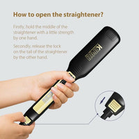 Professional Titanium Hair Straightener with Digital Display