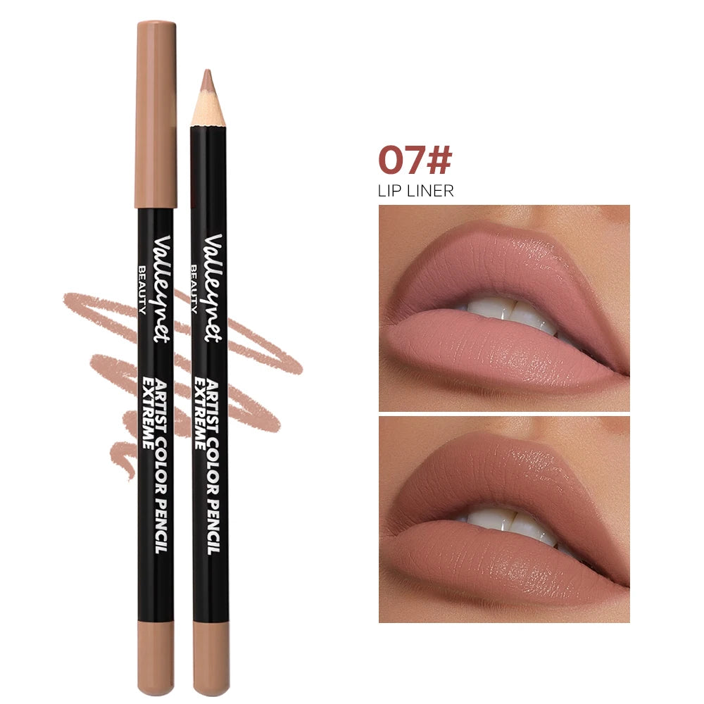 Matte Nude Lip Liner and Eyeliner Collection - 9