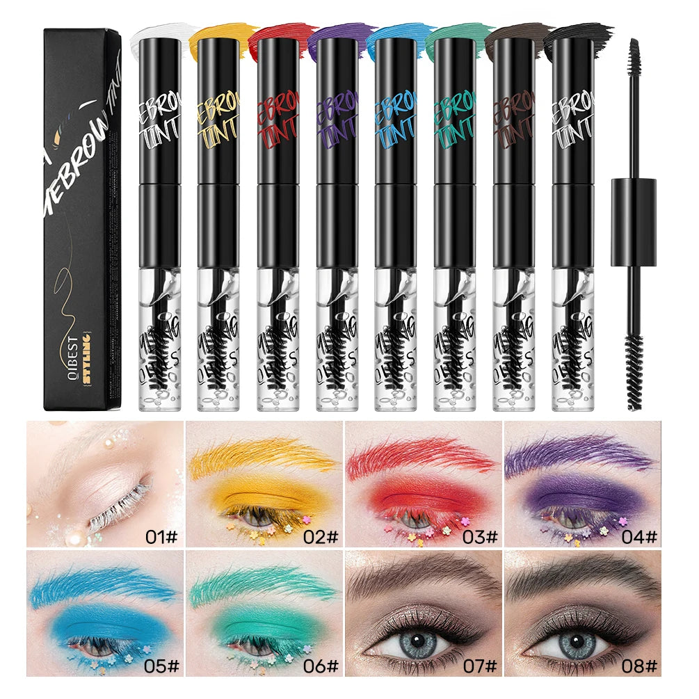 2-in-1 Waterproof Eyebrow Tint and Styling Gel - 1