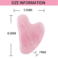 Natural Gua Sha Massage Stone for Facial Sculpting and Skin Care
