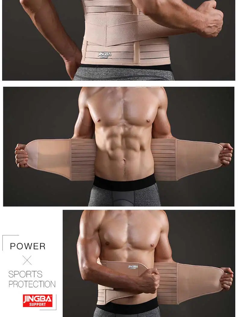 Adjustable Lumbar Support and Waist Slimming Belt - 17