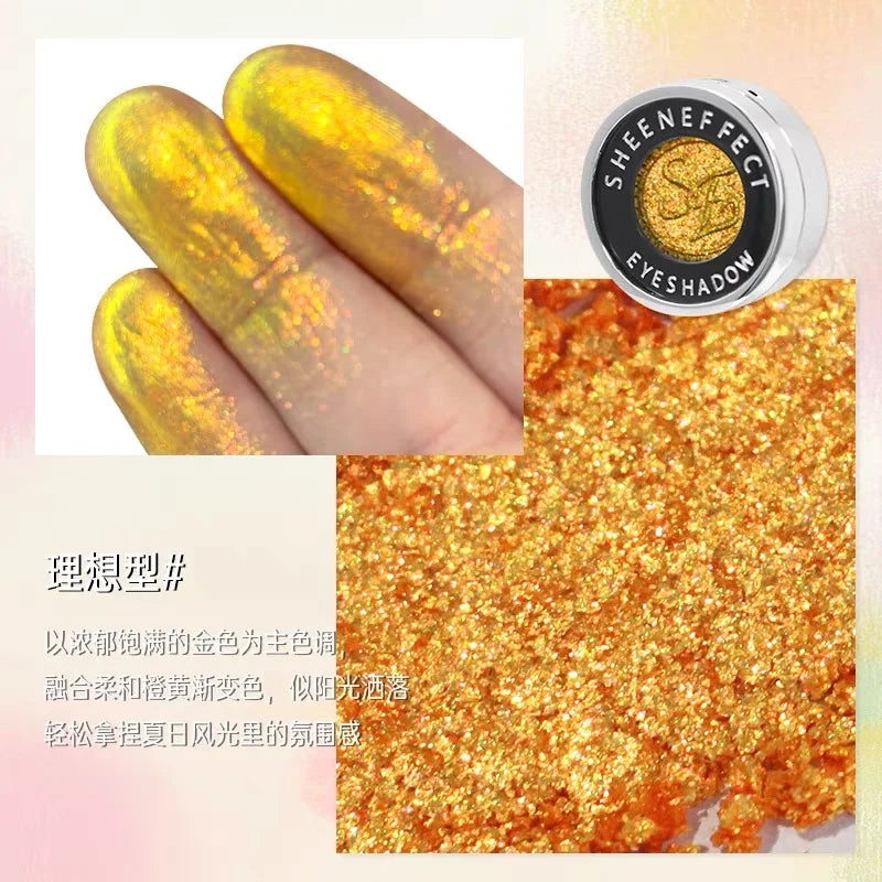 Multichrome Chameleon Eyeshadow for Shimmering Eye Makeup - 4