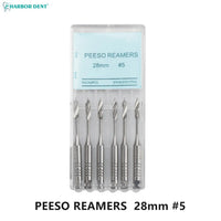 Dental Peeso Reamer Drill Bits for Endodontic Procedures (6-Pack)