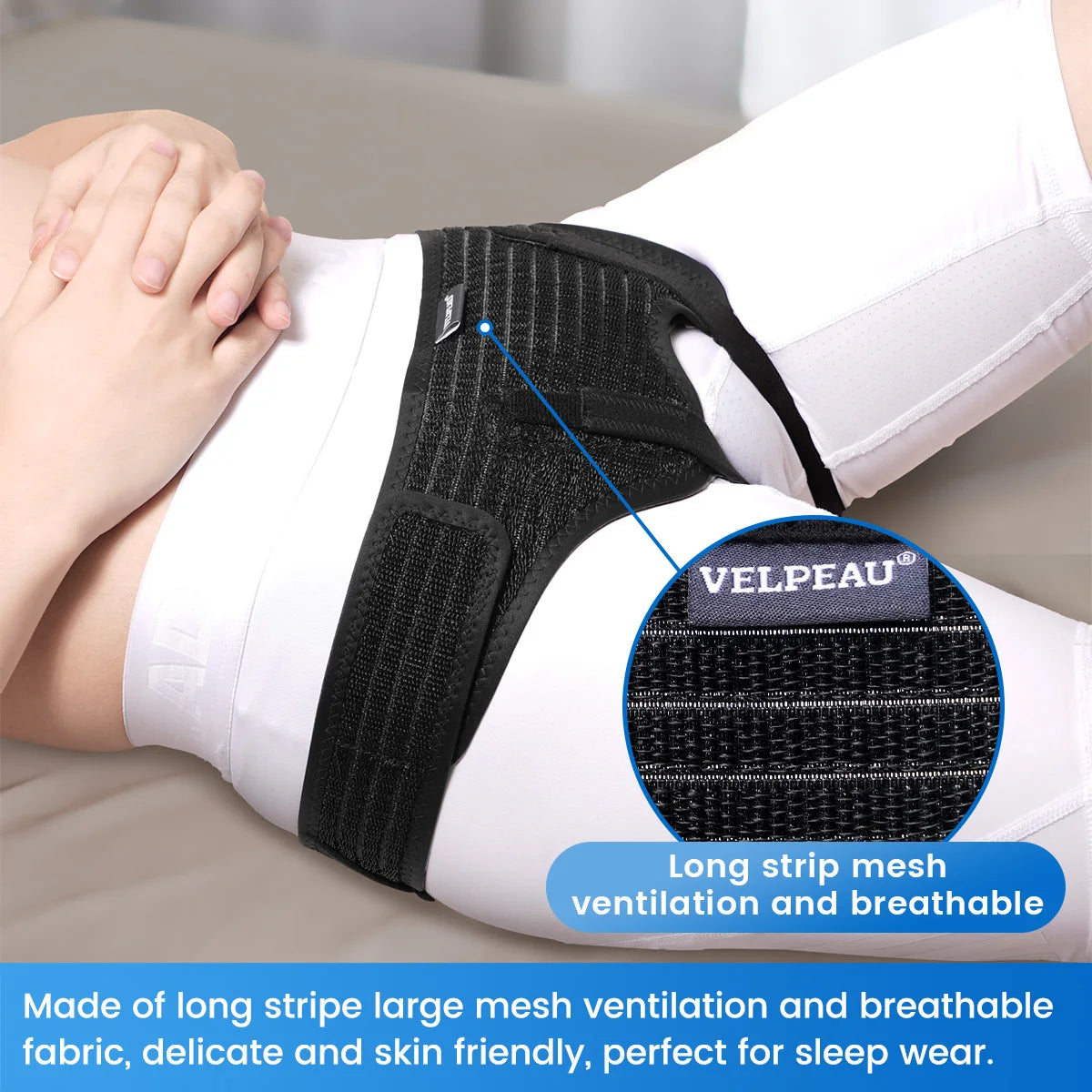 Adjustable Hernia Support Belt for Inguinal and Groin Pain Relief - 5