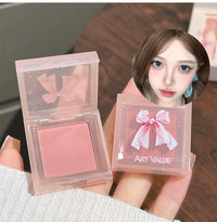 6-Piece Matte Lipstick and Blush Makeup Set with Necklace