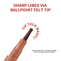 Waterproof Sculpting Ballpoint Lip Liner Pen