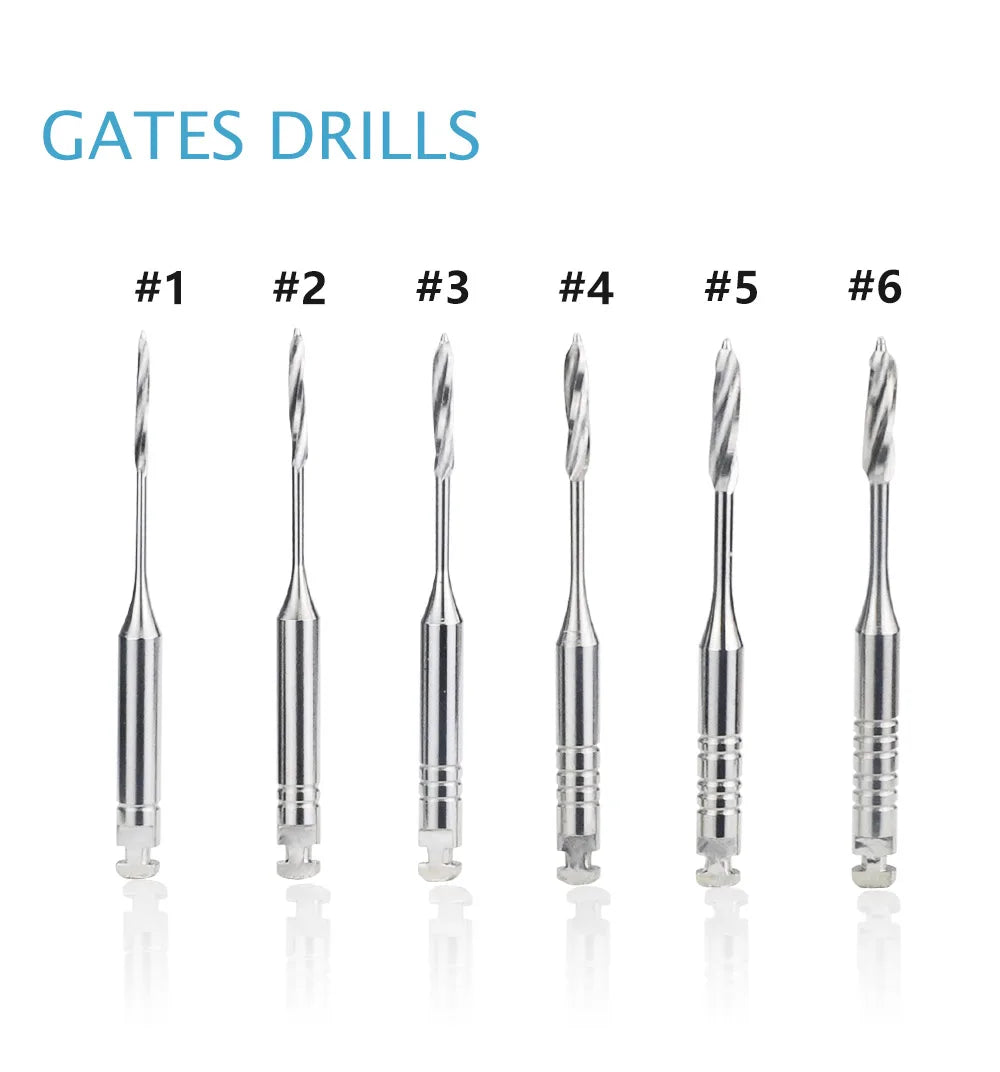Dental Peeso Reamer Drill Bits for Endodontic Procedures (6-Pack) - 11