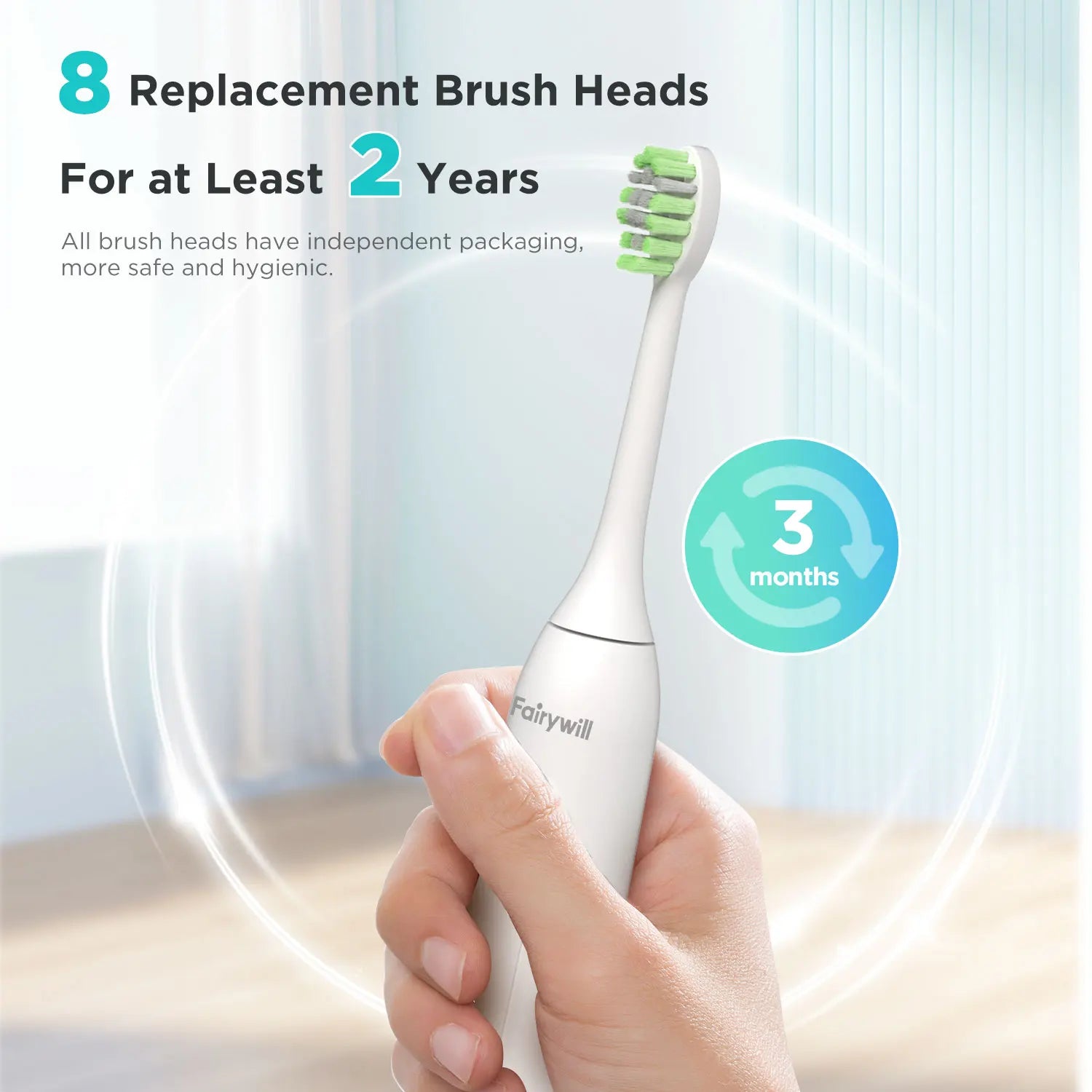 Ultrasonic Electric Toothbrush with 8 Heads - 4