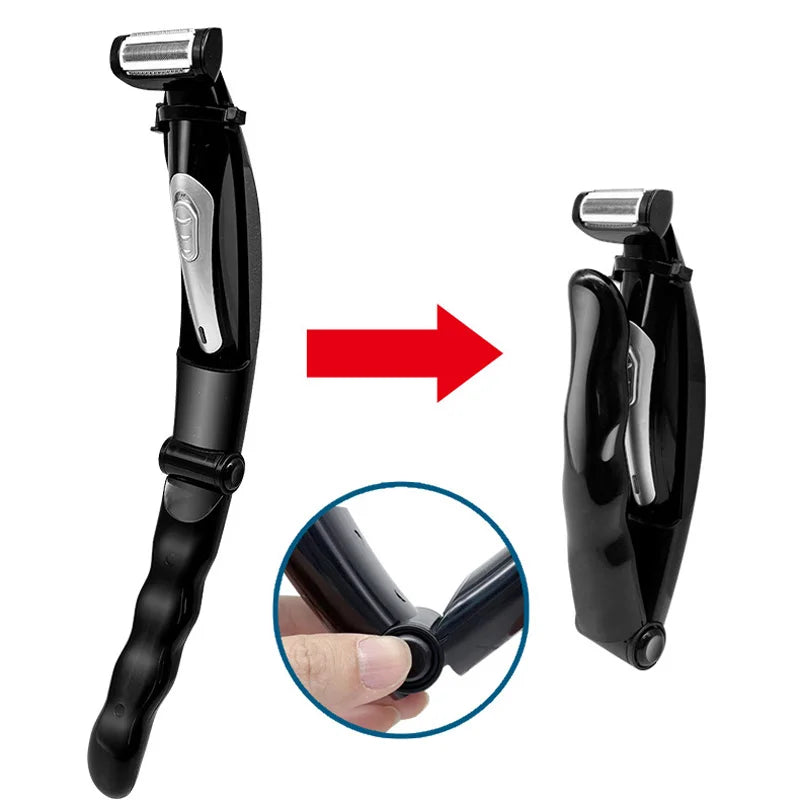 Waterproof Rechargeable Electric Back and Body Hair Trimmer - 8