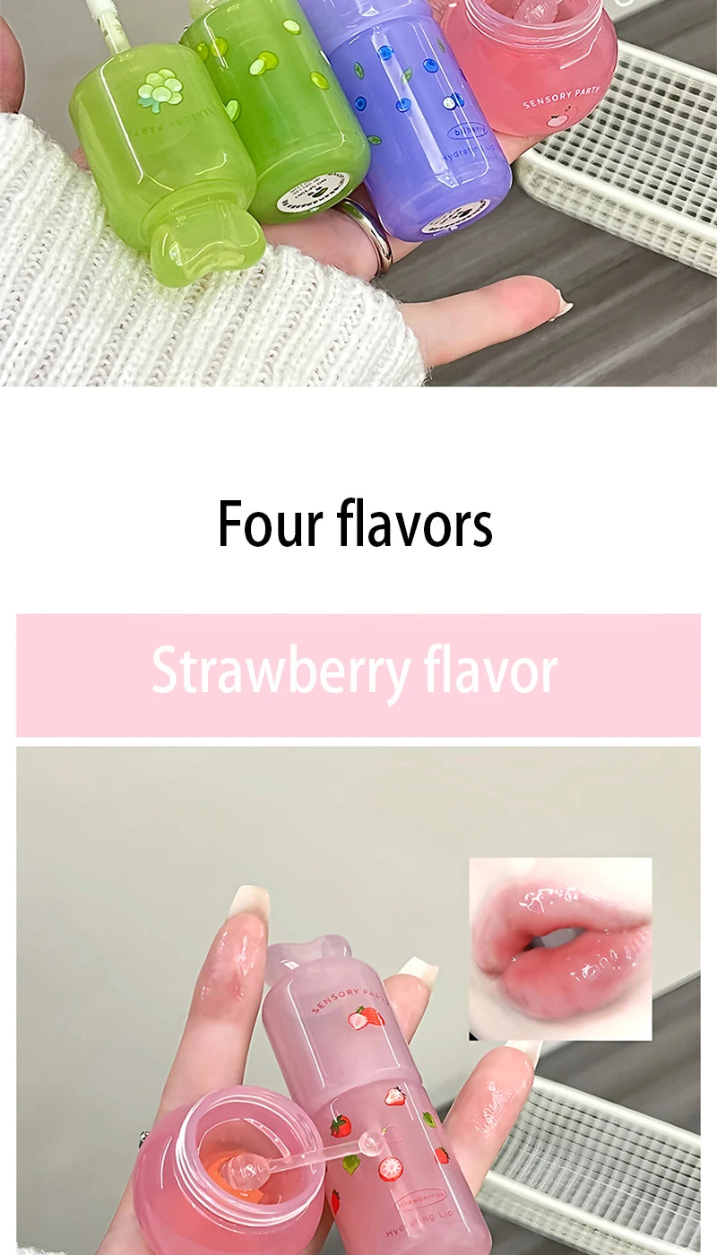 Hydrating Fruit Lip Mask and Oil Set for Soft Lips - 9