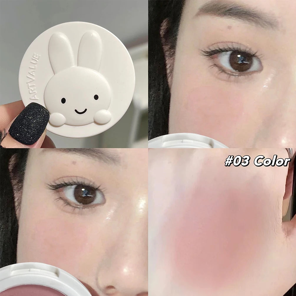 Matte Bunny Blush Palette for Natural Cheek Color - 26