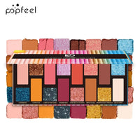 16-Color Waterproof Shimmer and Matte Eyeshadow Palette
