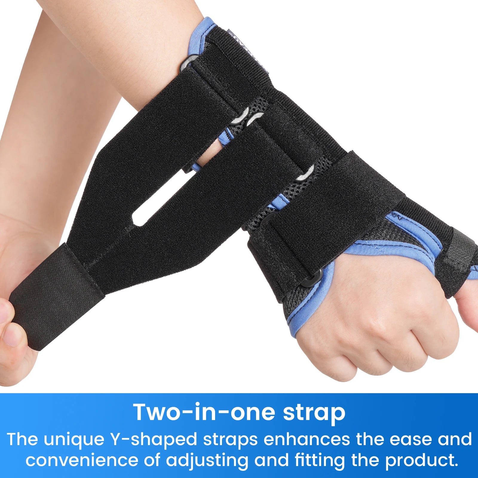Adjustable Wrist and Thumb Brace for Pain Relief and Recovery - 4