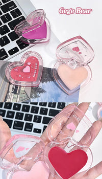 Heart-Shaped Water-Luminous Blush & Highlighter Cream