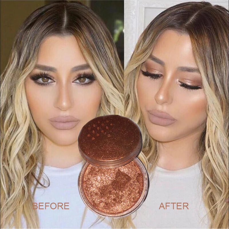 Shimmering Loose Highlighter Powder for Face and Body - 2