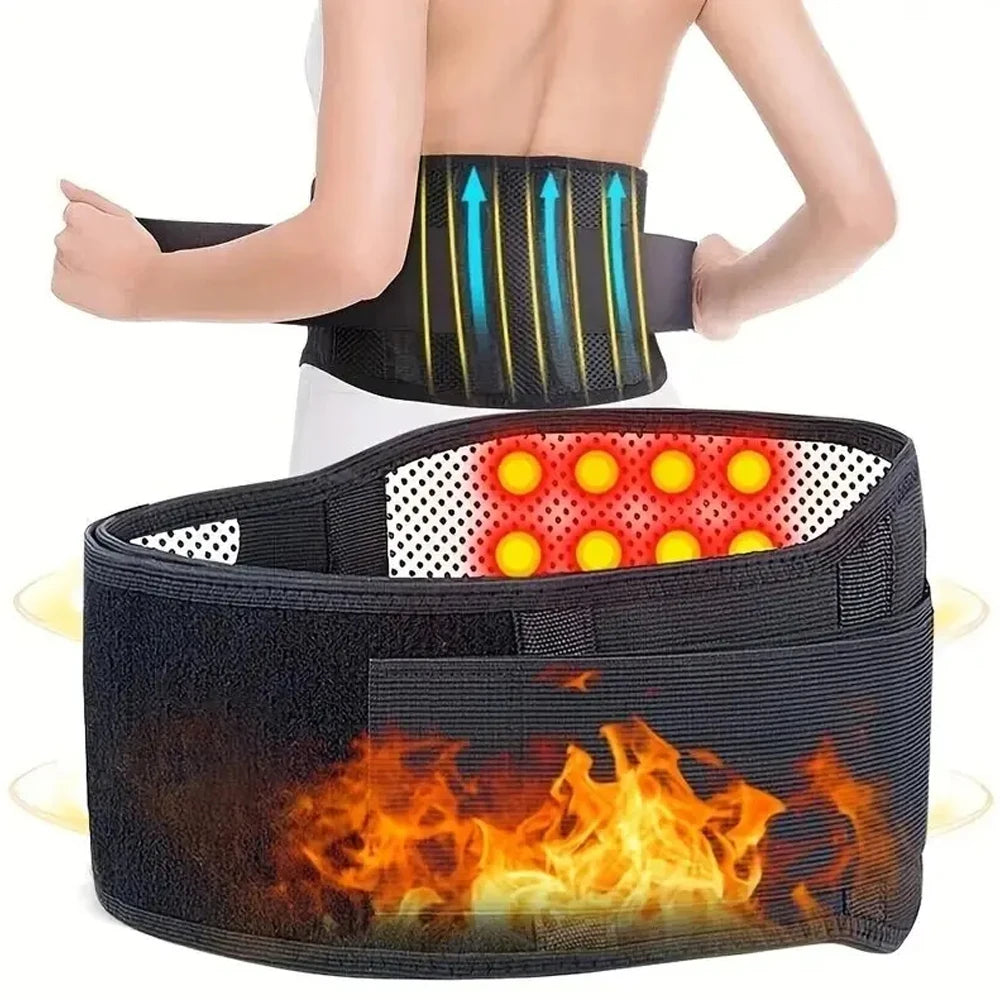 Self-Heating Magnetic Lumbar Support Belt for Back Pain Relief - 1