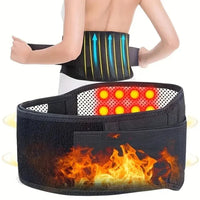Self-Heating Magnetic Lumbar Support Belt for Back Pain Relief