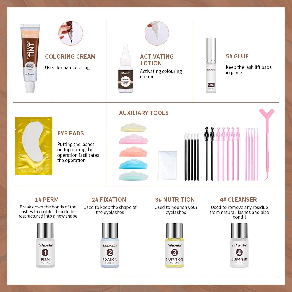 Professional Eyelash Lift and Brow Tinting Kit - 5