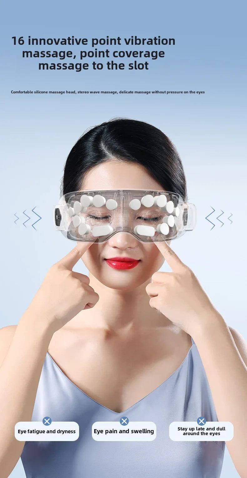 Steam Atomization Eye Massager with Heat and Bluetooth - 12