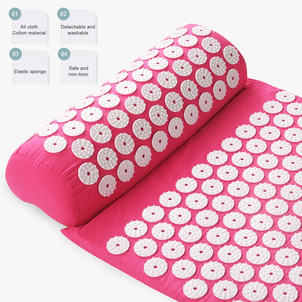 Acupressure Mat and Pillow Set for Muscle Pain Relief - 5