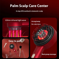 Electric Red Light Scalp Massager and Hair Growth Comb