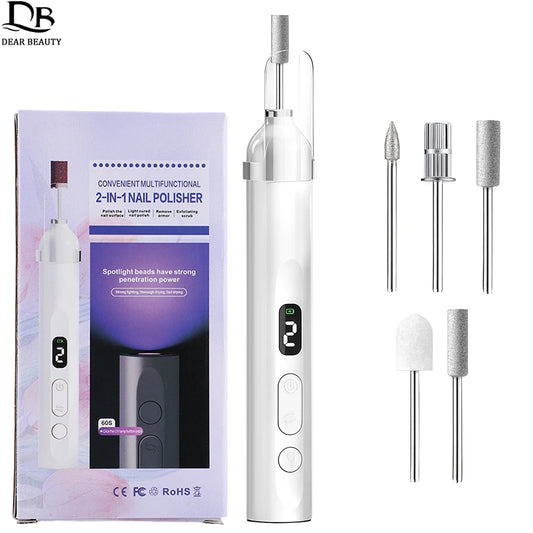 Portable Electric Nail Drill & UV Curing Tool