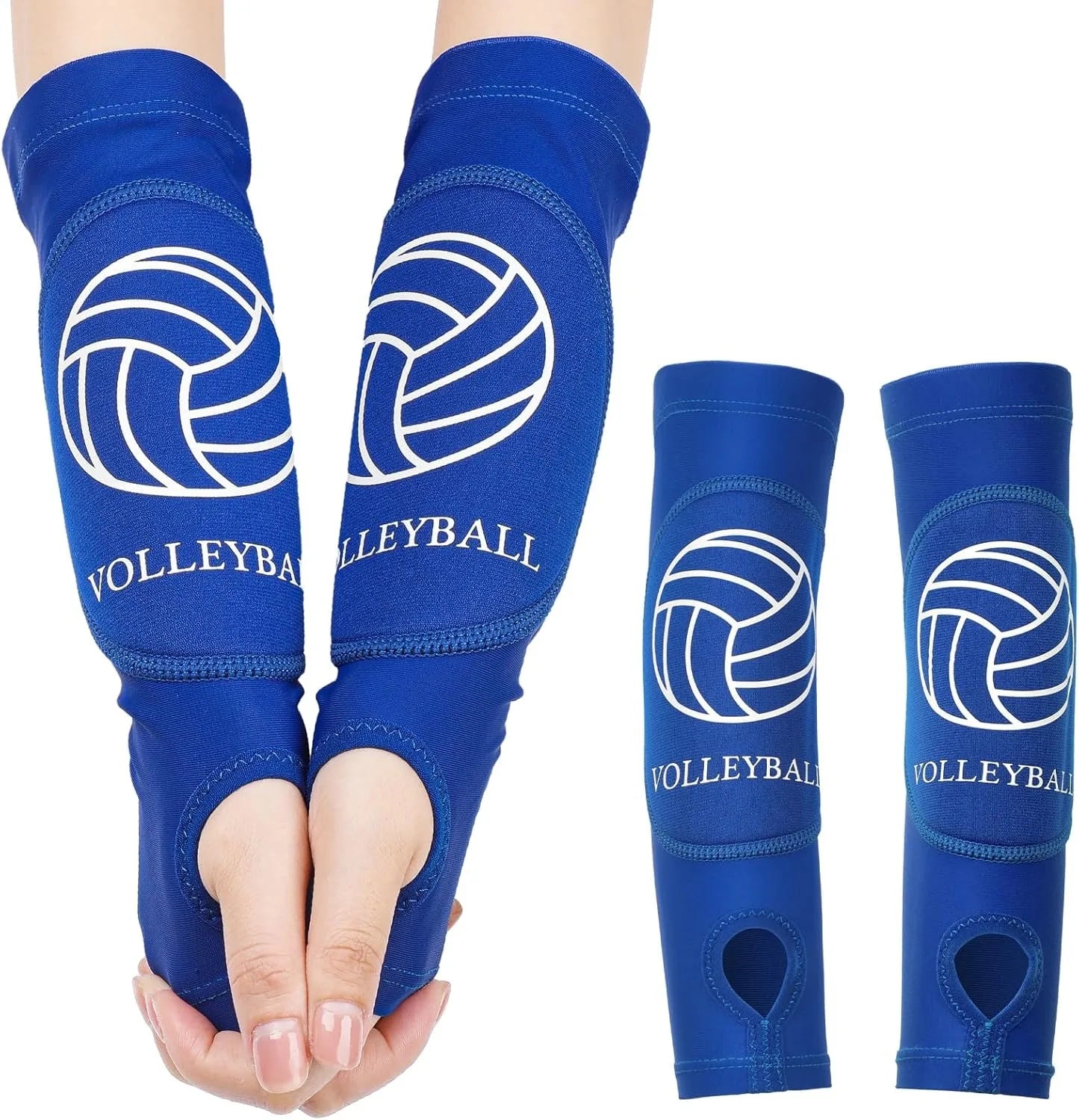 Protective Padded Volleyball Arm Sleeves - 10
