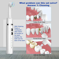 Electric Tooth Polisher for Home Teeth Whitening and Stain Removal