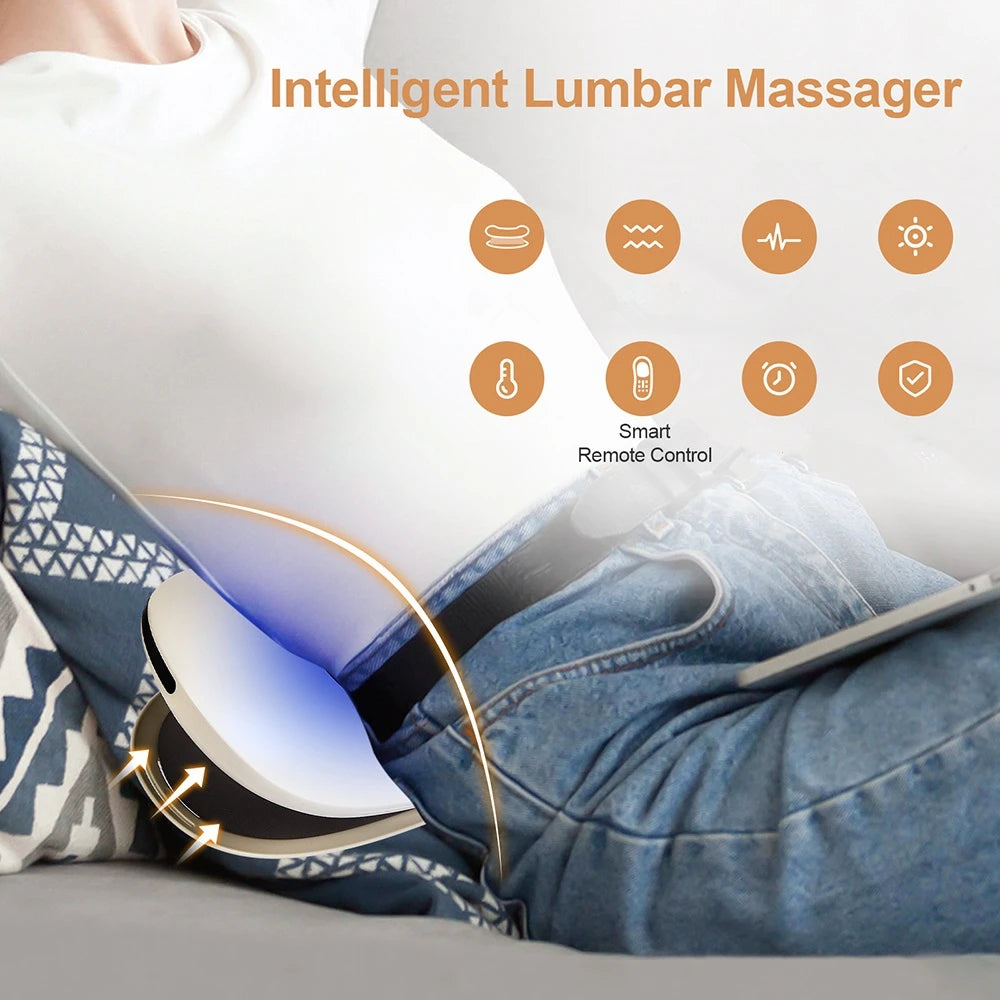 Electric Lumbar Traction Massager for Back Pain Relief - 12