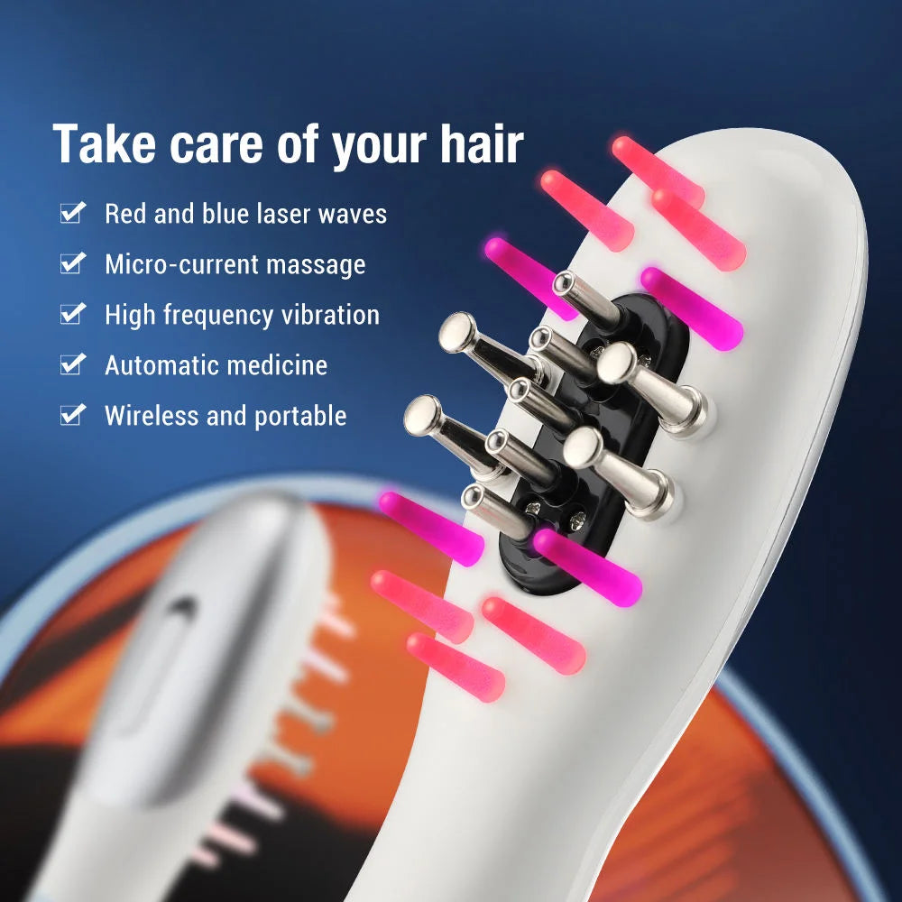 Electric Scalp Massager and Hair Growth Oil Applicator - 2