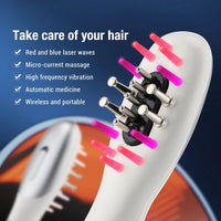 Electric Scalp Massager and Hair Growth Oil Applicator