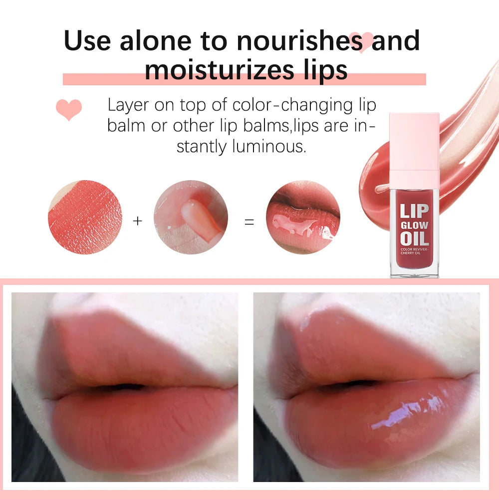 Hydrating Lip Glow Oil for Plump and Shiny Lips - 6