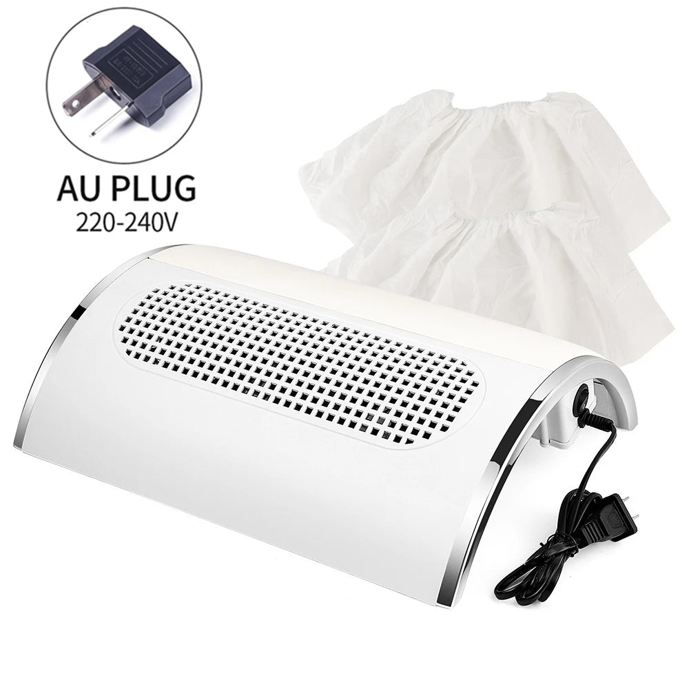 3-Fan Professional Nail Dust Collector & Vacuum Cleaner - 30