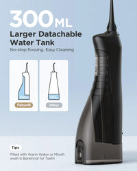 Portable Cordless Water Flosser for Teeth and Gums