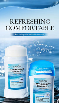 Long-Lasting Solid Fragrance Deodorant Balm