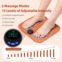 Electric EMS Foot Massage Pad for Circulation and Pain Relief