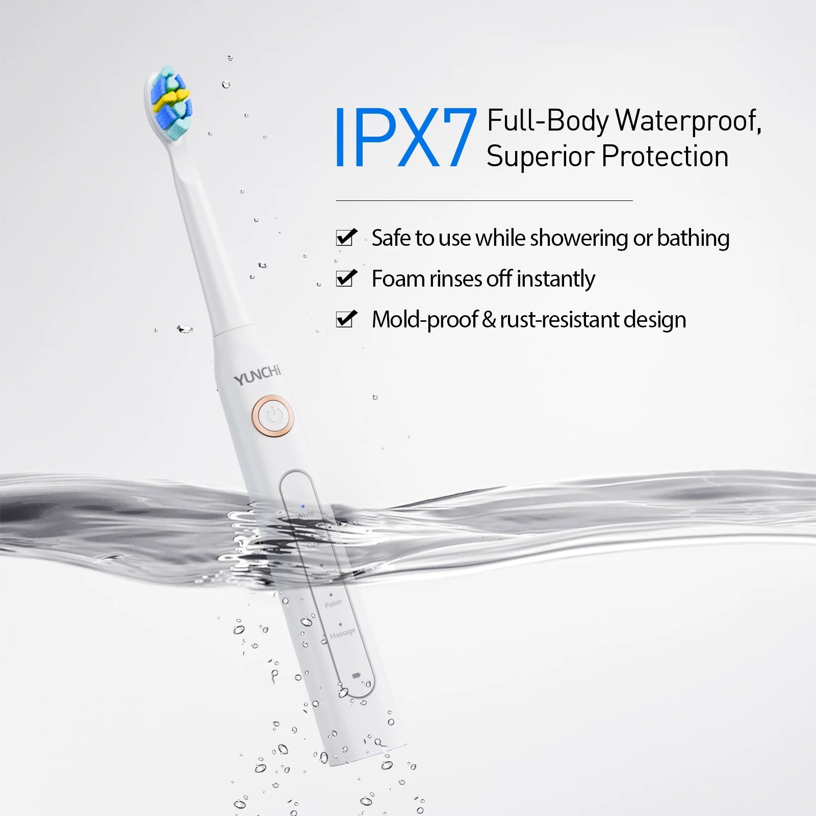 Ultrasonic Electric Toothbrush with 8 Brush Heads - 5