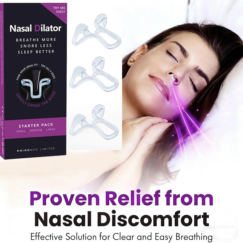 Silicone Anti-Snoring Nasal Dilator for Better Sleep - 3