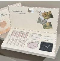 8-Piece Vintage Style Makeup and Jewelry Gift Set