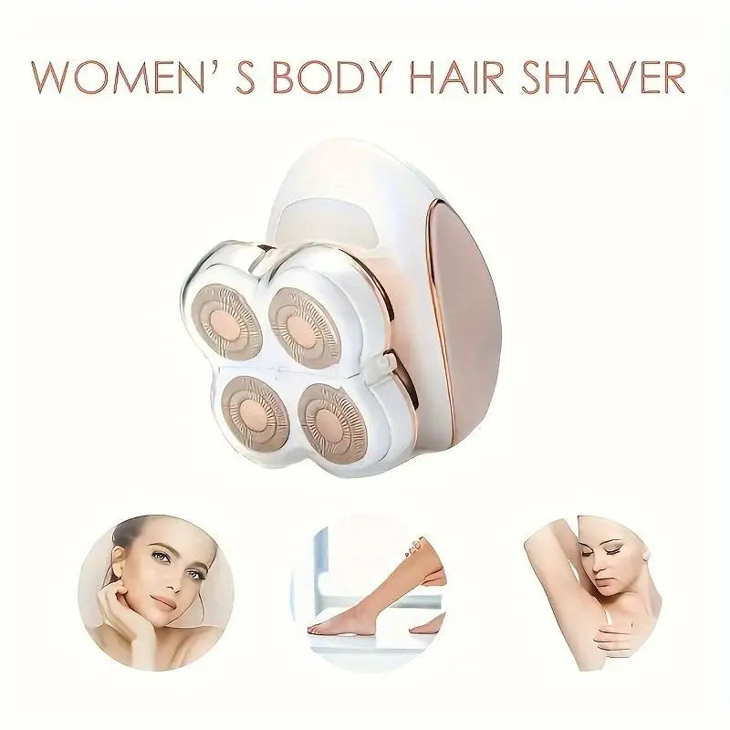 Portable Four-Blade Painless Hair Remover - 3