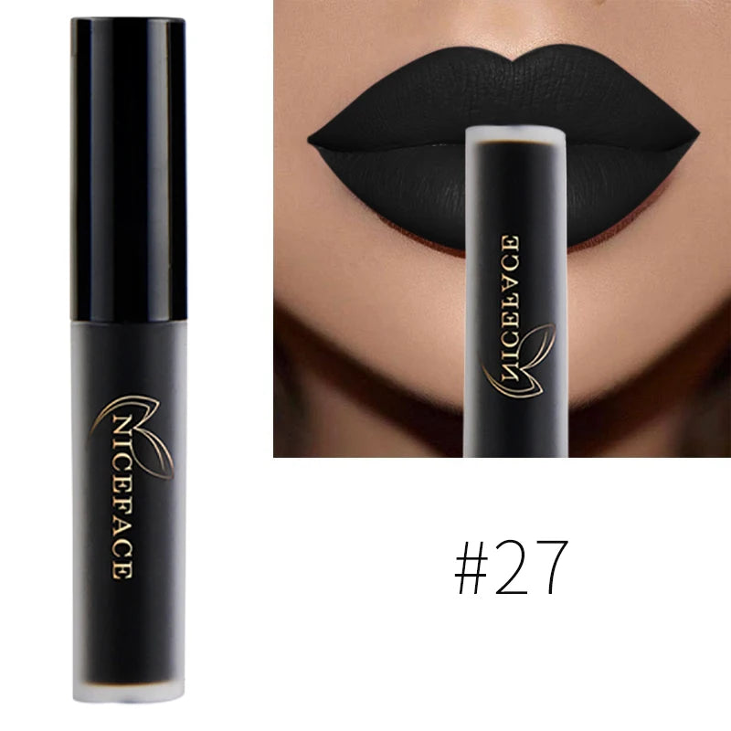 Long-Lasting Velvet Matte Liquid Lipstick - 40