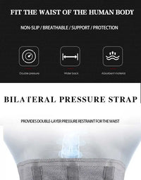 Adjustable Lumbar Support Belt for Back Pain and Fitness