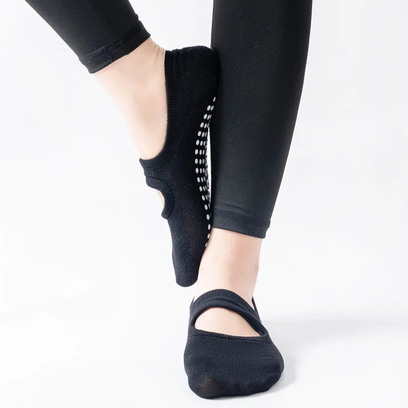 Non-Slip Yoga and Pilates Socks for Women - 4